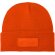 Gorro de lana con parche Boreas Naranja detalle 22