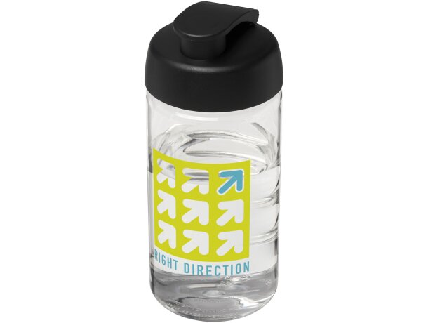 H2O Active® Bop Bidón deportivo con Tapa Flip de 500 ml Transparente/negro intenso detalle 16