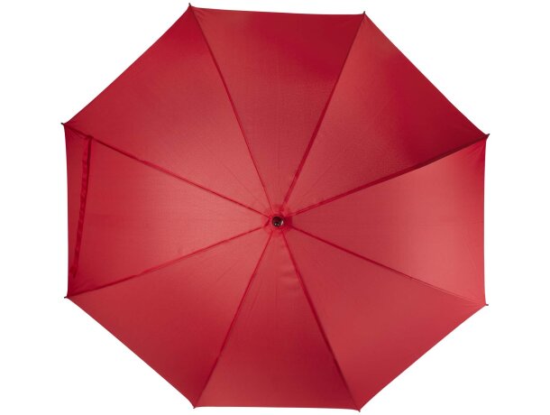 Paraguas Ibi 27 pulgadas con tejido pongee y armazón reforzado Rojo detalle 22