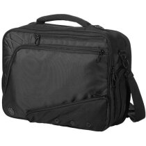 Maletín para portátil de 17 pulgadas con cinta personalizado negro intenso Maletín para portátil de 17 pulgadas con cinta personalizado negro intenso