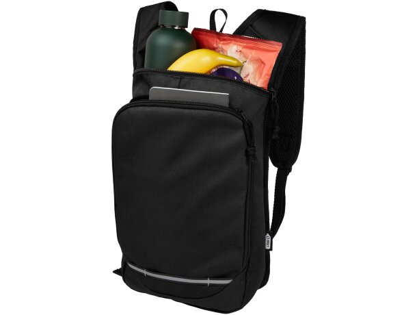 Mochila exterior GRS RPET Trails 6,5L certificada sostenible Negro intenso detalle 4