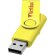 Memoria USB metálica Rotate 4GB con mecanismo rotativo Amarillo detalle 27