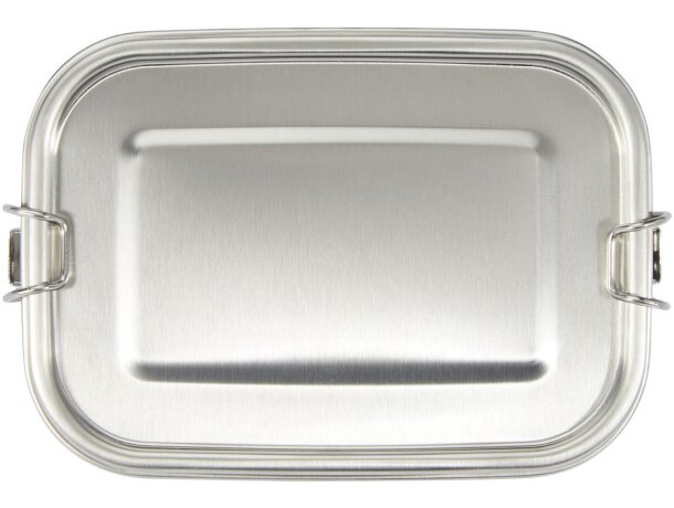Fiambrera Titan acero inoxidable reciclado 750ml con tapa Plateado detalle 2