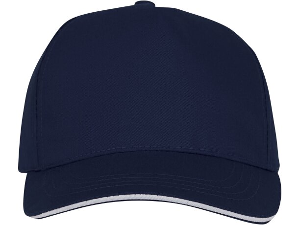 Gorra de 5 paneles con ribete. Personalizadas para tu estilo único Azul marino detalle 22