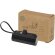 Batería externa Alnair 5000 mAh con plástico reciclado Negro intenso detalle 5