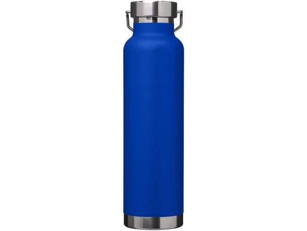Botella Thor 650ml acero inoxidable reciclado certificado RCS Azul real detalle 33