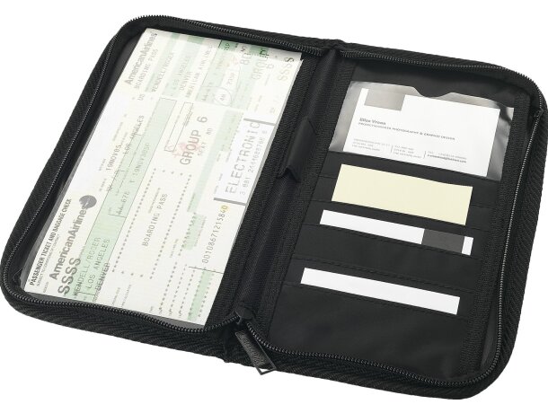 Cartera de viaje poliéster ideal para pasaporte