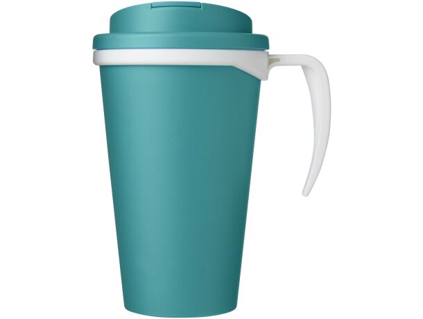 Americano® Grande taza 350 ml con tapa antigoteo Azul aqua detalle 8