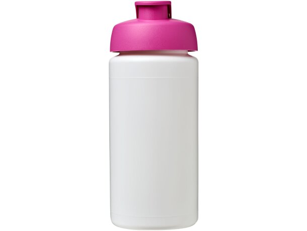 Baseline™ Plus Bidón deportivo con Tapa Flip de 500 ml con asa Blanco/rosa detalle 30