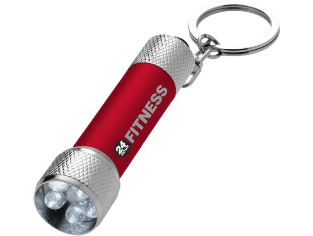 Llavero con linterna 5 led personalizado