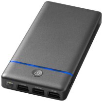 Cargador de 20000 mah con 4 salidas personalizado negro intenso Cargador de 20000 mah con 4 salidas personalizado negro intenso
