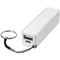 Batería externa 2000 mah personalizada blanca Batería externa 2000 mah personalizada blanca
