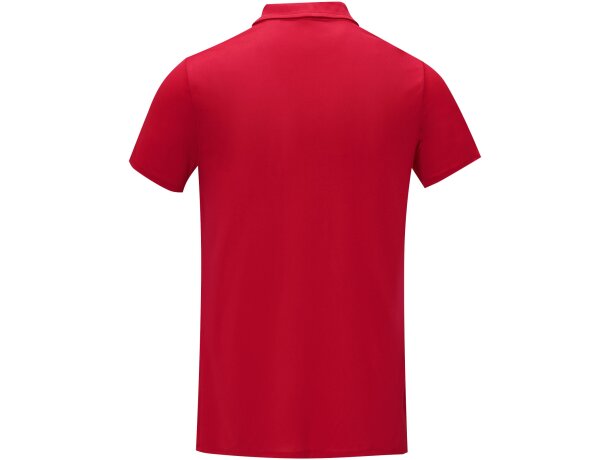 Polo manga corta Deimos cool fit para hombre Rojo detalle 10