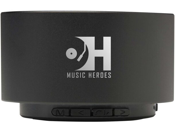 Altavoz inalámbrico bluetooth Ankaa aluminio reciclado 3W Negro intenso detalle 1