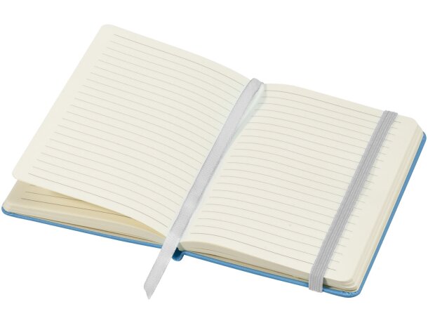 Cuaderno con cierre de banda elástica Azul claro detalle 8
