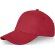 Gorra de 5 paneles totalmente personalizable para tu estilo único Rojo