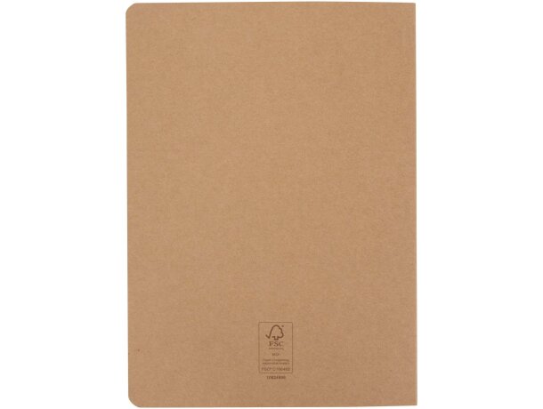 Libreta Slyk A5 kraft sostenible con papel certificado FSC Natural detalle 3