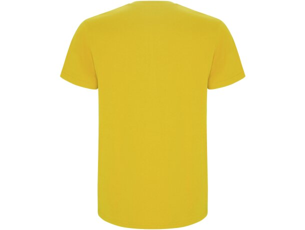 Camiseta manga corta hombre Stafford Roly algodón 190 g/m² Amarillo detalle 10