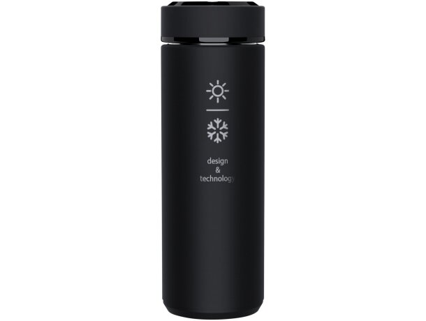 Botella térmica con sensor táctil SCX.design D10 Negro intenso detalle 6