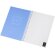 Libreta A5 Rothko Azul escarchado/blanco detalle 4