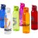 Botella de 650 ml con tapa de rosca personalizada barata naranja