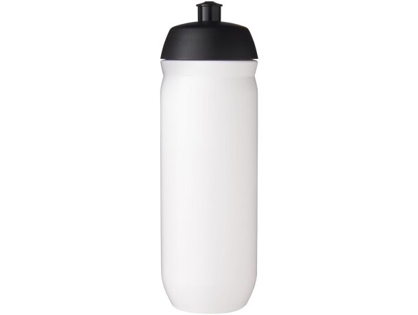 Bidón deportivo HydroFlex estrujable 750ml con tapa abatible Negro intenso/blanco detalle 22