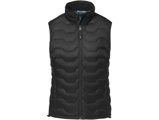 Chaleco aislante reciclado GRS con plumas RDS mujer Epidote Negro intenso detalle 20