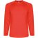 Camiseta deportiva Roly Montecarlo hombre manga larga Rojo
