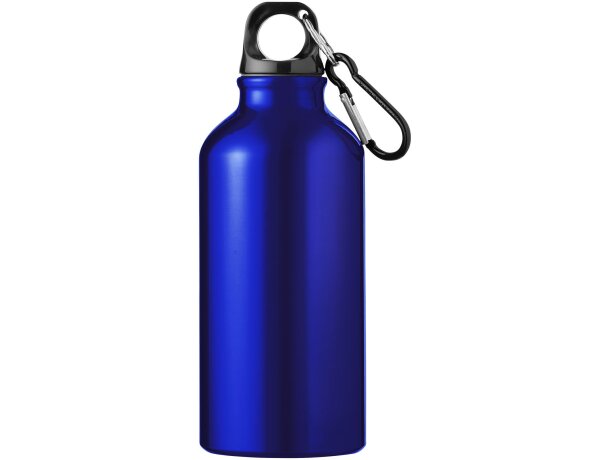 Cantimplora de aluminio con mosquetón 350 ml Azul detalle 2