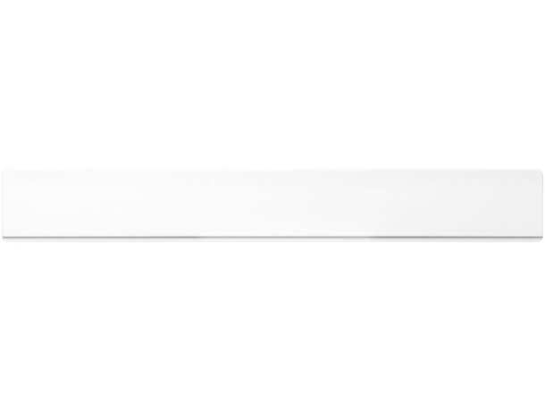 Regla 30 cm Refari plástico reciclado HIPS doble escala Blanco detalle 3