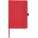 Libreta tapa dura plástico oceánico reciclado Thalaasa FSC Rojo detalle 8