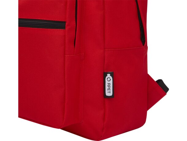 Mochila para niños personalizada Retrend 16L sostenible Rojo detalle 11