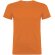 Camiseta infantil Beagle Roly de algodón con cuello redondo Naranja