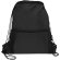 Bolsa con cordón aislada Adventure 9l en poliéster reciclado Negro intenso detalle 2