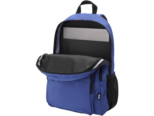 Mochila portátil 15 pulgadas Trend Plus con certificado GRS Azul real detalle 18