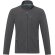 Chaqueta polar reciclada GRS con cremallera hombre Amber Gris tormenta detalle 17