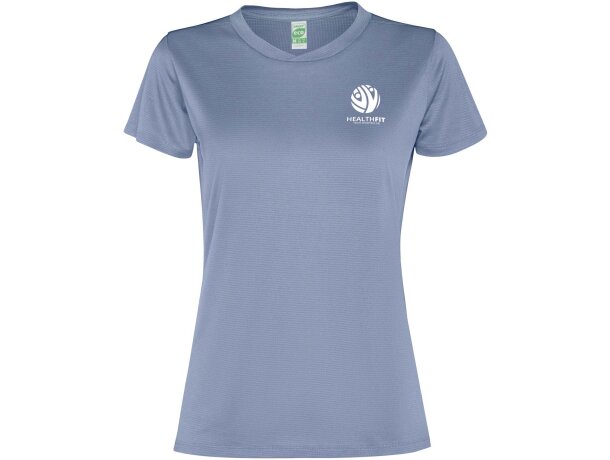 Camiseta deportiva mujer Slam Roly poliéster reciclado detalle 9