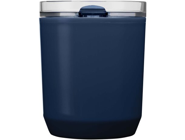 Vaso de doble pared Hudson 180ml plástico reciclado Azul marino detalle 22