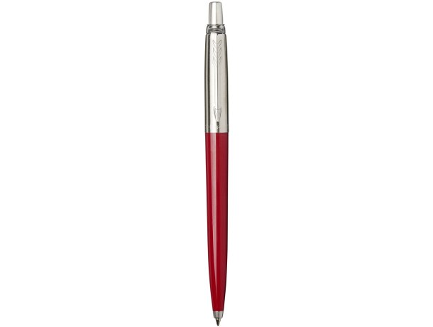 Estuche de bolígrafo promocional elegante Parker para grabar Rojo/plateado detalle 18