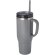 Vaso térmico con pajita Melbourne 1200ml acero reciclado Gris