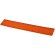 Regla de plástico flexible Rothko 20 cm doble escala Naranja