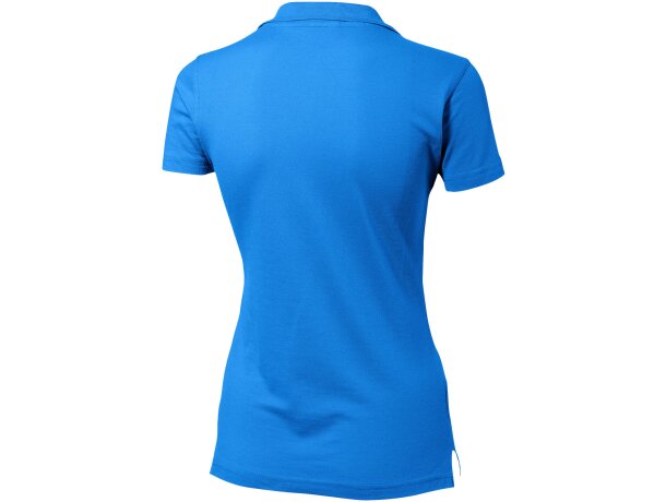 Polo de manga corta de mujer "advantage" Azul celeste detalle 8