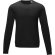 Jersey de cuello redondo para hombre Zenon afelpado Negro intenso detalle 36