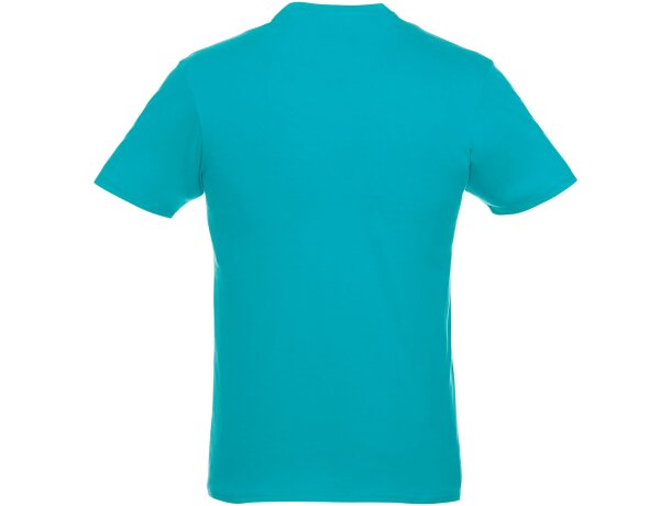 Camiseta de manga corta para hombre Heros Azul aqua detalle 73
