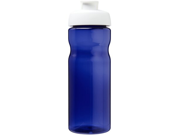 Bidón deportivo de 650 ml con tapa Flip H2O Active® Base Tritan™ Azul/blanco detalle 6