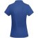 Polo mujer algodón orgánico Prince manga corta entallado Roly Azul real detalle 12