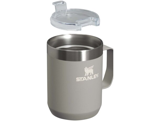 Taza acampada Stanley Everyday 236ml acero inoxidable reciclado Gris detalle 6