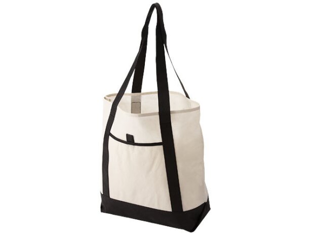 Bolsa con bolsillo delantero de ojal personalizada blanco roto Bolsa con bolsillo delantero de ojal personalizada blanco roto