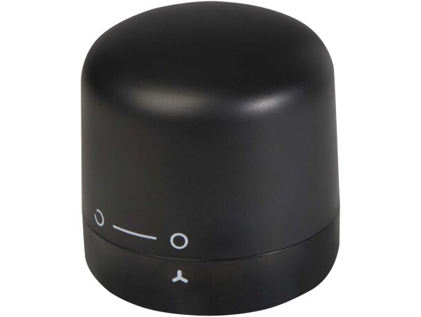 Tapón para vino Core con cierre hermético acero y silicona Negro intenso detalle 4