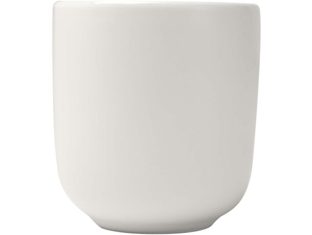 Juego 2 tazas espresso cerámica Male acabado mate 90ml Blanco detalle 6